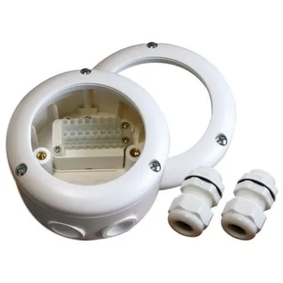 B.E.G. Aufputzdose 92376 | Präsenzmelder-Gehäuse IP65 | kompatibel mit PD4-M-1C-K-AP, PD4-M-2C-AP, PD4-S-AP | weiß