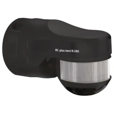 B.E.G. Bewegungsmelder RC-plus next N 280 | 93343 | 280° Erfassungsbereich | IP54 | Unterkriechschutz | Schwarz
