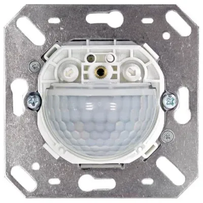 B.E.G. Bewegungsmelder Indoor 180-R-11-48V-3A | Wandmontage | Unterputz | Akustiksensor | IP20 | 180° | weiß