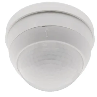 B.E.G. Präsenzmelder PD4-S-GH-AP 92265 | Bewegungsmelder Slave 360° | Aufputz | Hochregallager | IP54 | 30m | weiß