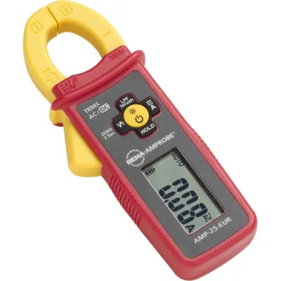 Beha-Amprobe AMP-25-EUR Mini-Stromzange | 300A AC/DC | True RMS | CAT III 600V | 25mm Öffnung | kompakt