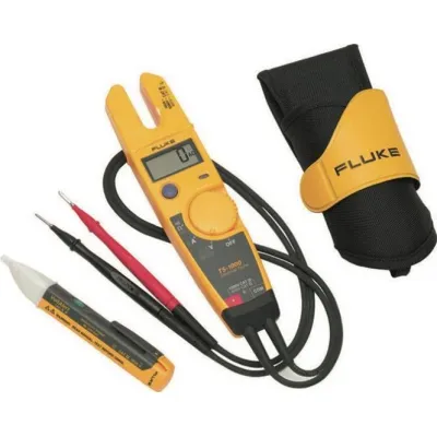 Fluke Messgeräte-Set T5-H5-1AC KIT/EUR | Elektrotester | Spannungs-, Strom- & Durchgangsmessung | mit Holster