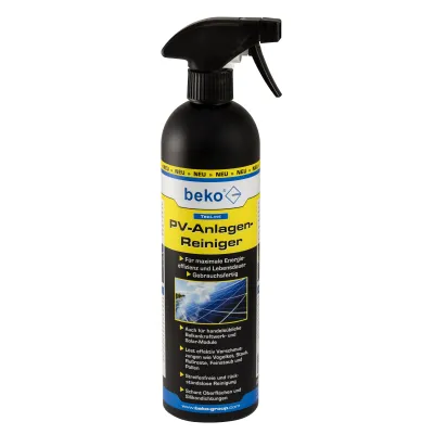 beko PV-Anlagenreiniger 299 68 0750 | 750ml | streifenfrei | pH-neutral | biologisch abbaubar | Abperleffekt