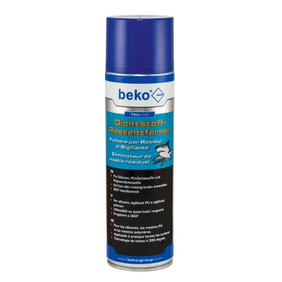 beko Dichtstoff-Restentferner 299 82 500 | Silikon Entferner Spray 500ml | Profi-Reiniger | farblos | innen & außen