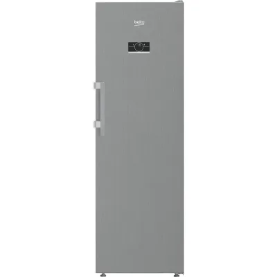Beko Standgefrierschrank B7RFNE315XP | 286 l No Frost | Schnellgefrieren | 5 Schubladen | Edelstahllook | 34 dB
