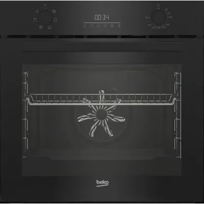 Beko Einbau-Backofen BBIE17300B | 72 l | 60 cm | Umluft | 6 Heizarten | Touch | Energieklasse A | Schwarz