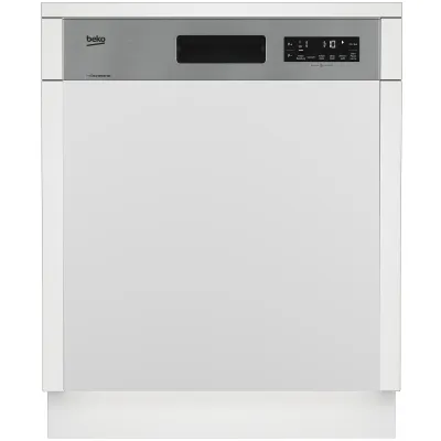 Beko Einbau-Geschirrspüler BG640EXTI | teilintegriert 60 cm | 16 Maßgedecke | Energieklasse C | Edelstahl | 42 dB