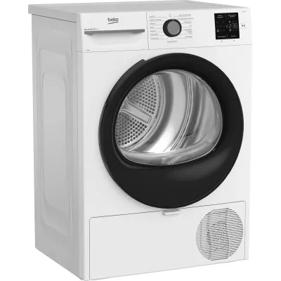 Beko Wärmepumpentrockner BM3T38220X | 8 kg | 15 Programme | Sensortrocknung | AquaWave Schontrommel | Weiß