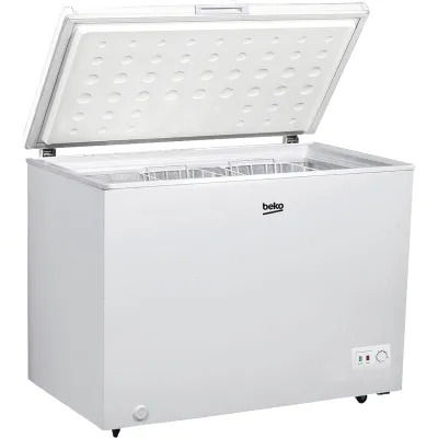 Beko Gefriertruhe CF316EWN | 308l Nutzvolumen | Energieeffizienzklasse E | leise 40dB | Schnellgefrierfunktion | weiß