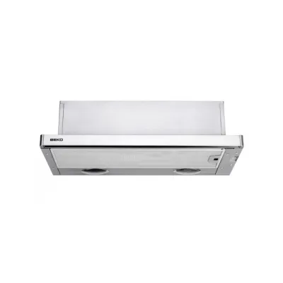 Beko Dunstabzugshaube CTB 6250 XH | Teleskophaube | 60 cm | Edelstahl | 3 Stufen | Abluft/Umluft | Metallfettfilter