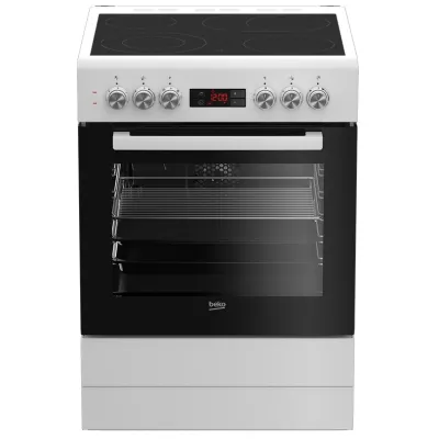 Beko FSM67320GWS Standherd | Glaskeramik | 72l | 8 Funktionen | SteamShine | Energieklasse A | Weiß