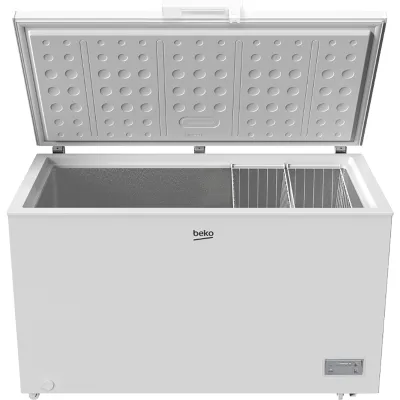 Beko Gefriertruhe CF442EWN 8999773200 | 442 Liter | freistehend | Energieklasse E | 141 cm breit | Weiß
