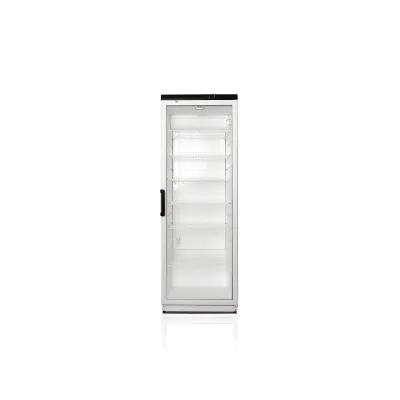 BEKO Gewerbe-Glastürkühlschrank ADN 202/2 BP | 290l | mechanisches Thermometer | Glastür abschließbar | Umluft | weiß