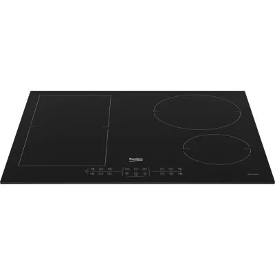 Beko Induktionskochfeld HII 64200 FMT | 60 cm Einbau | 4 Kochzonen (1 Flexzone) | Autark | Glaskeramik | Timer | Schwarz