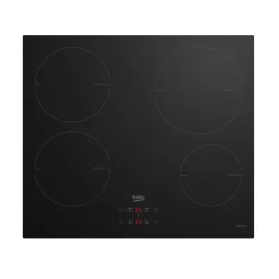 Beko Induktionskochfeld HII64400MT | 4 Kochzonen | 58 cm | autark | Touch-Control | Timer | Booster