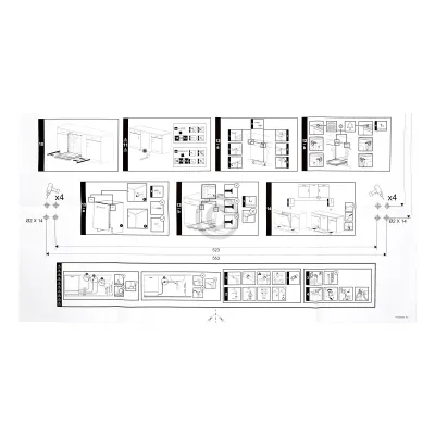 Beko Montagesatz für Geschirrspüler 1784430043 Einbauset
