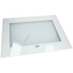 Beko Ofentür Innenglas Weiß C00914932 Türscheibe