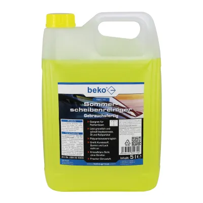 beko Sommerscheibenreiniger 5L | Auto Scheibenreiniger | gebrauchsfertig | Citrusduft | streifenfrei