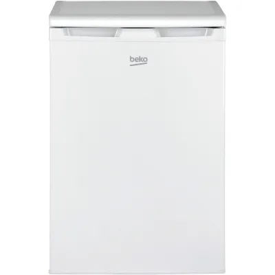 Beko Tischkühlschrank TSE1284N | 101L Kühlteil | 13L 4-Sterne-Gefrierfach | MinFrost | LED | unterbaufähig | E | Weiß