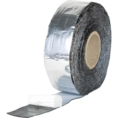 beko Universaldichtband | Bitumen Alu-Folie Reparaturband | 100mm x 10m | UV-beständig | selbstklebend | bleifarben