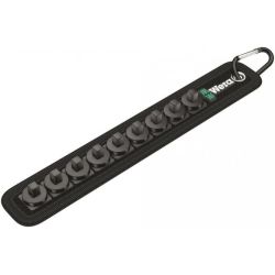 Belt 9-teilig unbestückt, 1/4" (schwarz, Textilgurt)