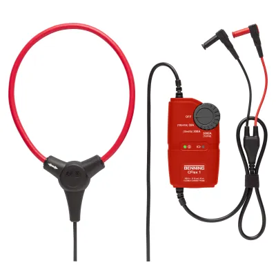 BENNING AC-Stromwandler CFlex 1 | 0,3–3000A | Ø16cm/46cm | CAT III 600V | 4mm Stecker | inkl. Tasche