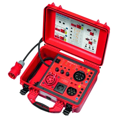 BENNING Messadapter MA EV 1 044164 | EV-Ladekabel & Wallbox Prüfung | 3-phasig | Typ 2/CEE | CAT III 300V | IP67