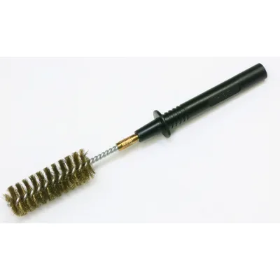 BENNING Bürstensonde 4 mm | 10217861 | Prüfsonde für leitfähige Teile | Messingbürste | Sicherheitsstecktechnik