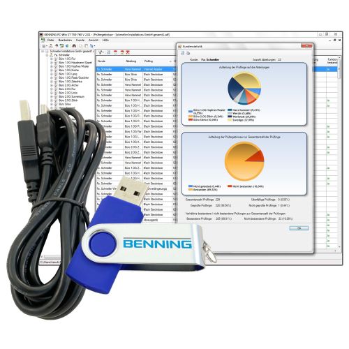 Bild: BENNING Software PC-WIN ST 750-760