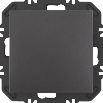 Berker Wandsendermodul 24118106 | Funk Enocean | 2-Kanal | Aufputz | Wippe | anthrazit matt | Thermoplast