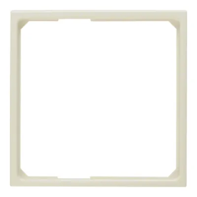 Berker Adapterring 11099082 | Zwischenrahmen für Zentralstück 50x50 mm | Kunststoff | cremeweiß glänzend | RAL1013