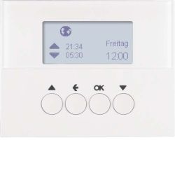BERK Jalousie-Schaltuhr 85741179 polarweiss glänzend