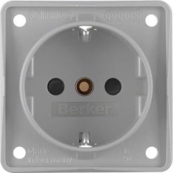 BERK Steckdose SCHUKO 941952506 grau matt