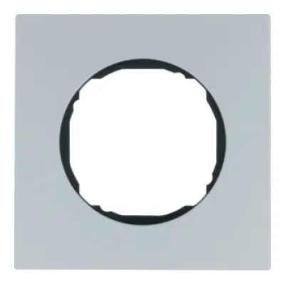 BERKER 10112674 Rahmen 1fach, flach, R.8, Aluminium