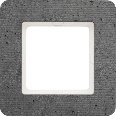 Berker 10116020 Rahmen 1fach Q.7, Beton strukturiert