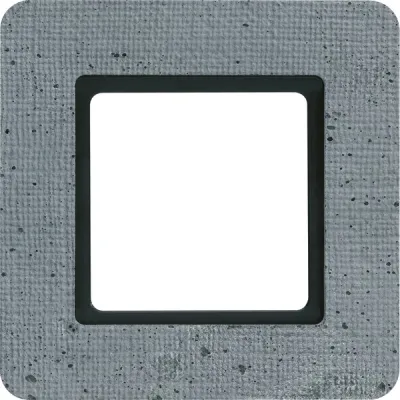 BERKER 10116120 Rahmen 1fach Q.7 für LED Beton grau