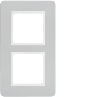 Berker 10126184 Rahmen 2fach Q.7, alu samt, lackiert
