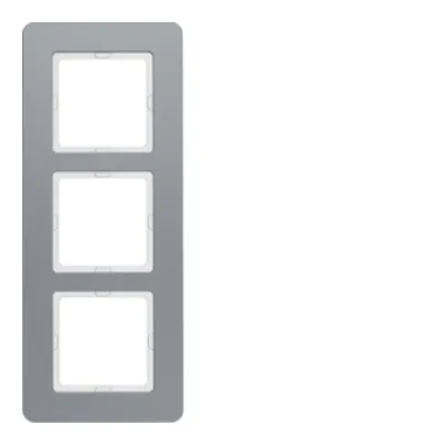 Berker 10136074 Rahmen 3fach Q.7, Alu gestrahlt