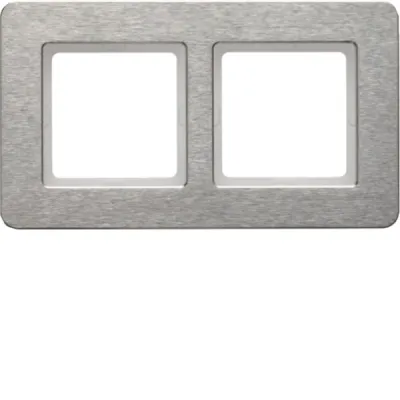 BERKER 10226083 Einbaurahmen 2f edst gbür Q.7 Metall f.GEB-K