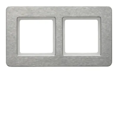 BERKER 10226083 Einbaurahmen 2f edst gbür Q.7 Metall f.GEB-K