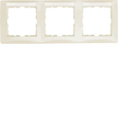 BERKER 10238912 Rahmen mit Beschriftungsfeld 3 fach wg