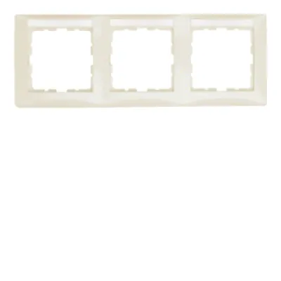 BERKER 10238912 Rahmen mit Beschriftungsfeld 3 fach wg