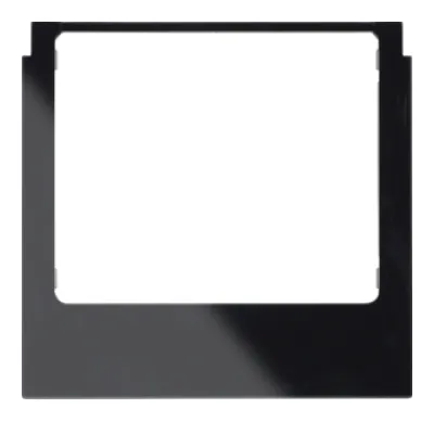 BERKER 13192245 Applikationsrahmen Kst sw glz RAL9005