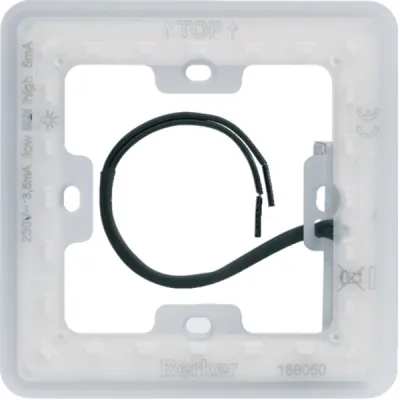 Berker LED-Modul Q.7 168055 Down Light | 230V | 6mA | Klemmbefestigung | 2-stufig dimmbar | weiß | transparent