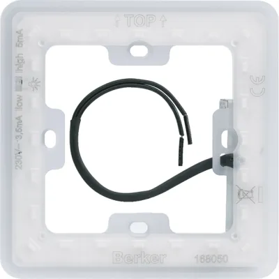 Berker LED-Modul Q.7 168055 Down Light | 230V | 6mA | Klemmbefestigung | 2-stufig dimmbar | weiß | transparent