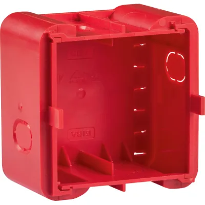 BERKER 18720010 Einbaudose 1f. für UP-Montage R.8 rot
