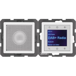 Berker 29806089 Radio Touch mit LS DAB+ Q.x polarweiss
