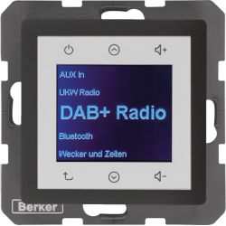 Berker 30846086 Radio Touch UP DAB+ BT Q.x anthrazit sam