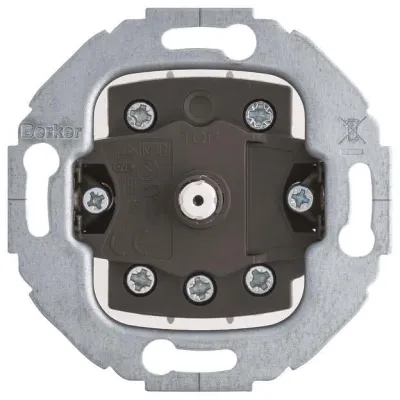 Berker Drehschalter 2-polig 1930/Glas/R.classic 389303 | Unterputz | Duroplast | IP20 | Schraubklemme | 10A 250V