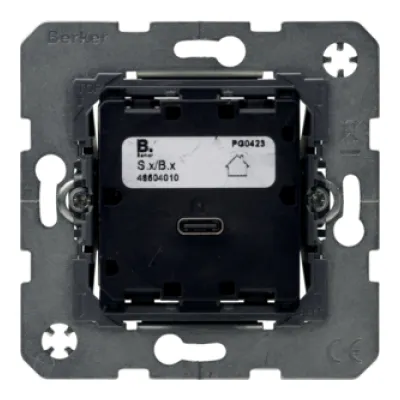Berker USB PD Power Modul 48604010 | 65W | 1x USB-C Buchse | Unterputz | 230V | 3250mA | Schraubklemme | IP20